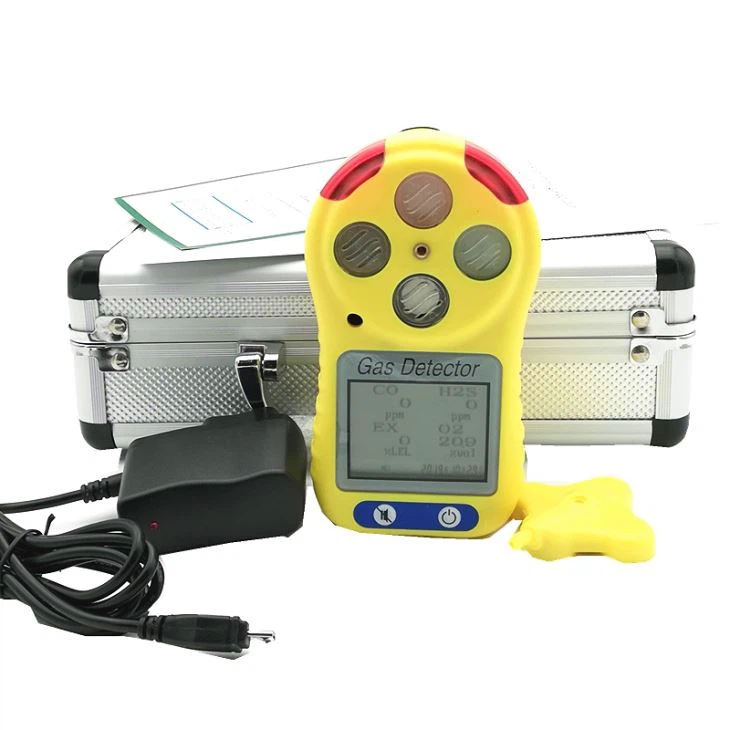 Handheld LEL H2S CO O2 4 in 1 multi gas detector